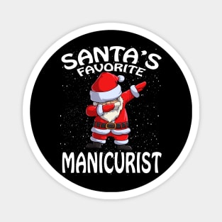 Santas Favorite Manicurist Christmas Magnet